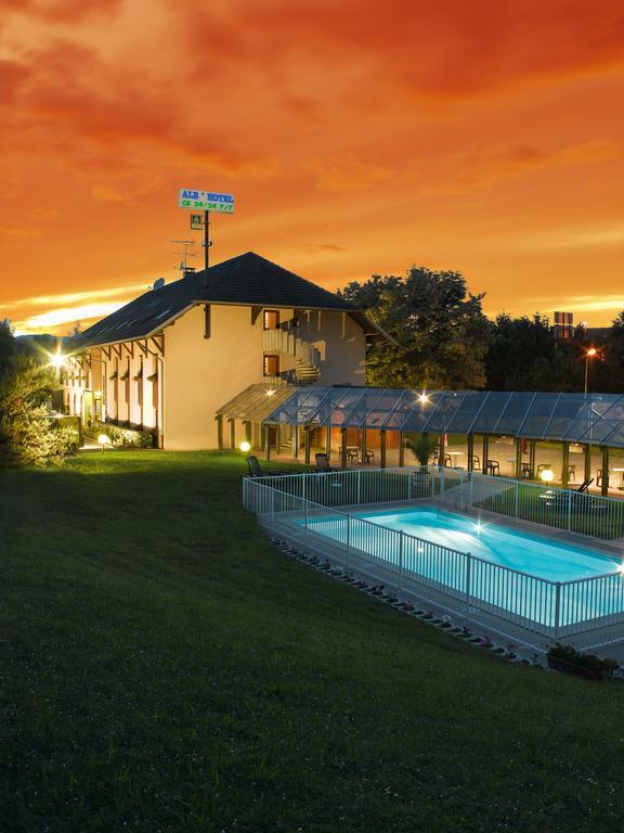 אלבי-סיר-שראן Logis Albhotel Grill מראה חיצוני תמונה
